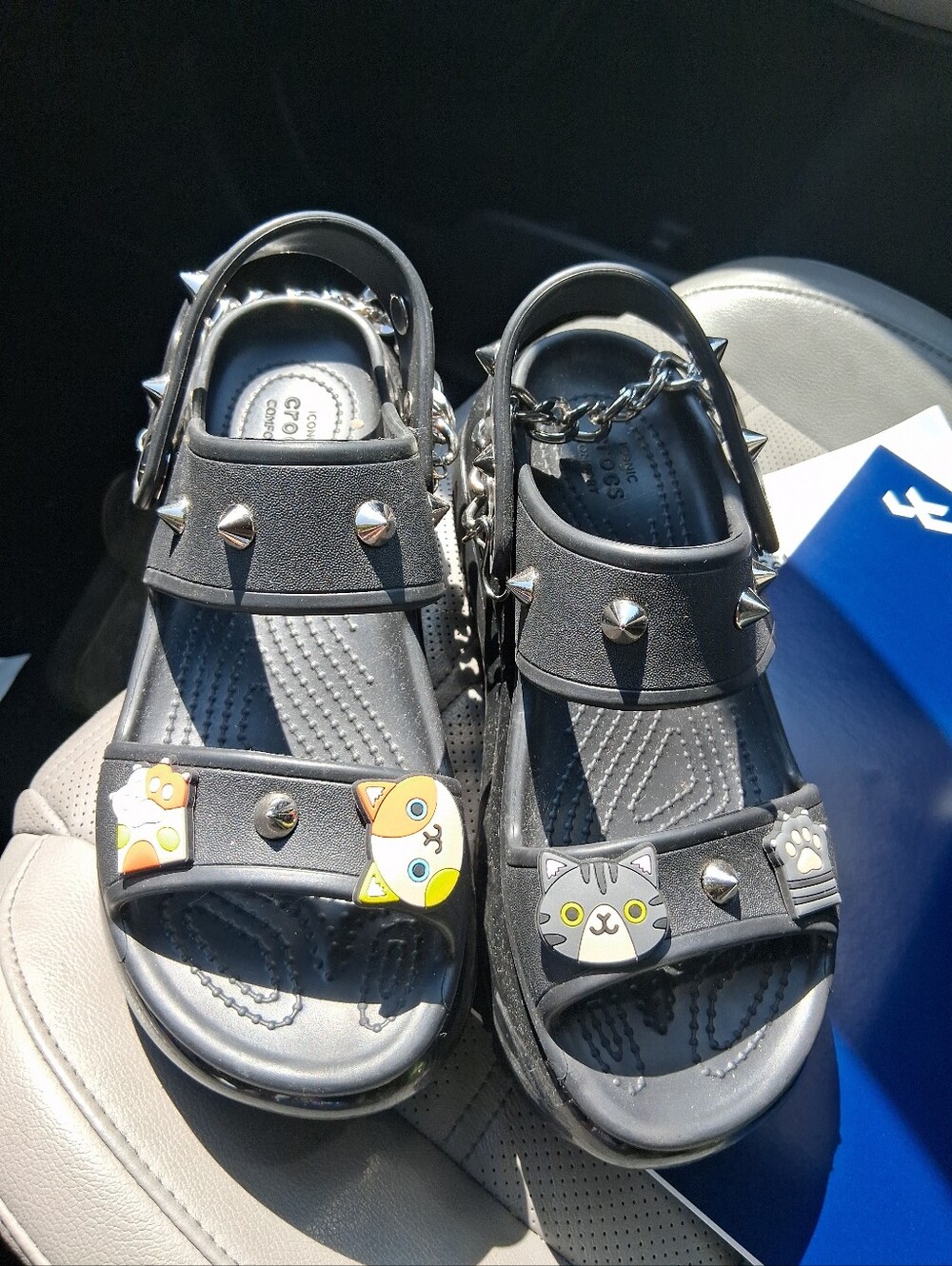 Crocs Classic Mega Crush Platform Wedge Slingback Sandals Black Mens 4 Womens 6